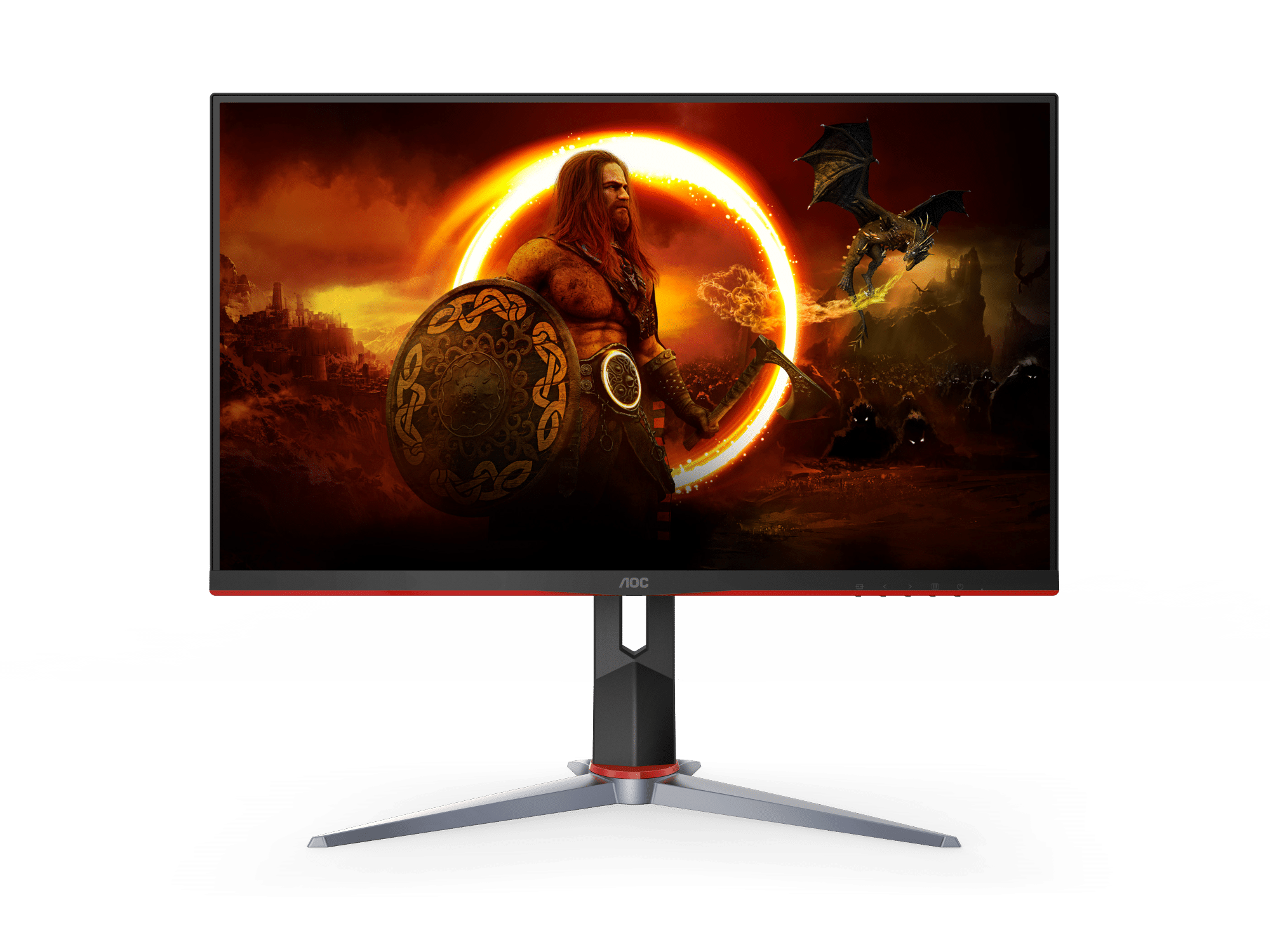 AOC 23.8型 IPS FreeSync HDMI/DP 24V2Q 20年